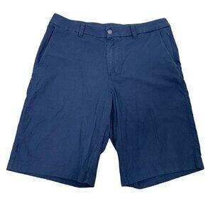 Lululemon Commission Short Relaxed Qwick Oxford 11" Navy Blue size 32